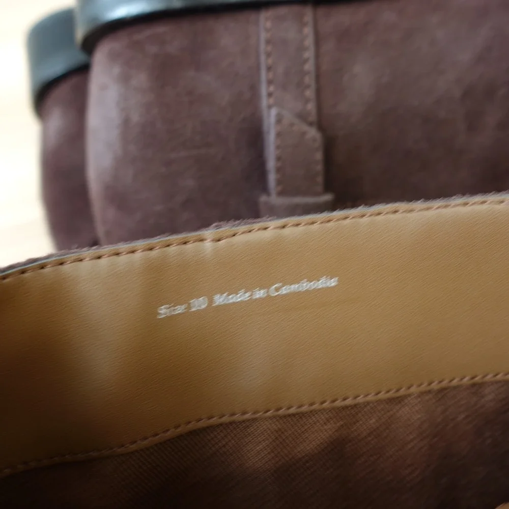 Dolce Vita Womens Knee High Boots 10 Dark Brown Suede Y2K Tech Waterproof $275